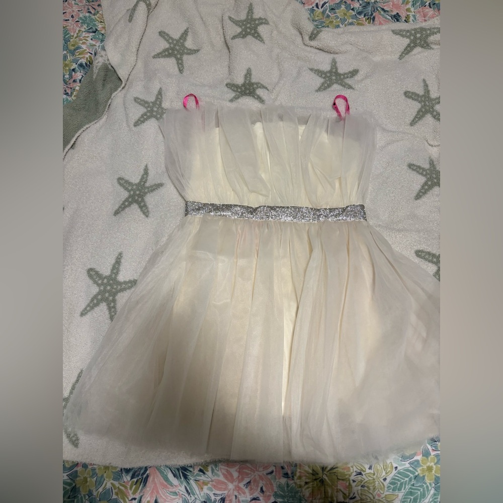 NWT Betsey Johnson White Tulle Dress